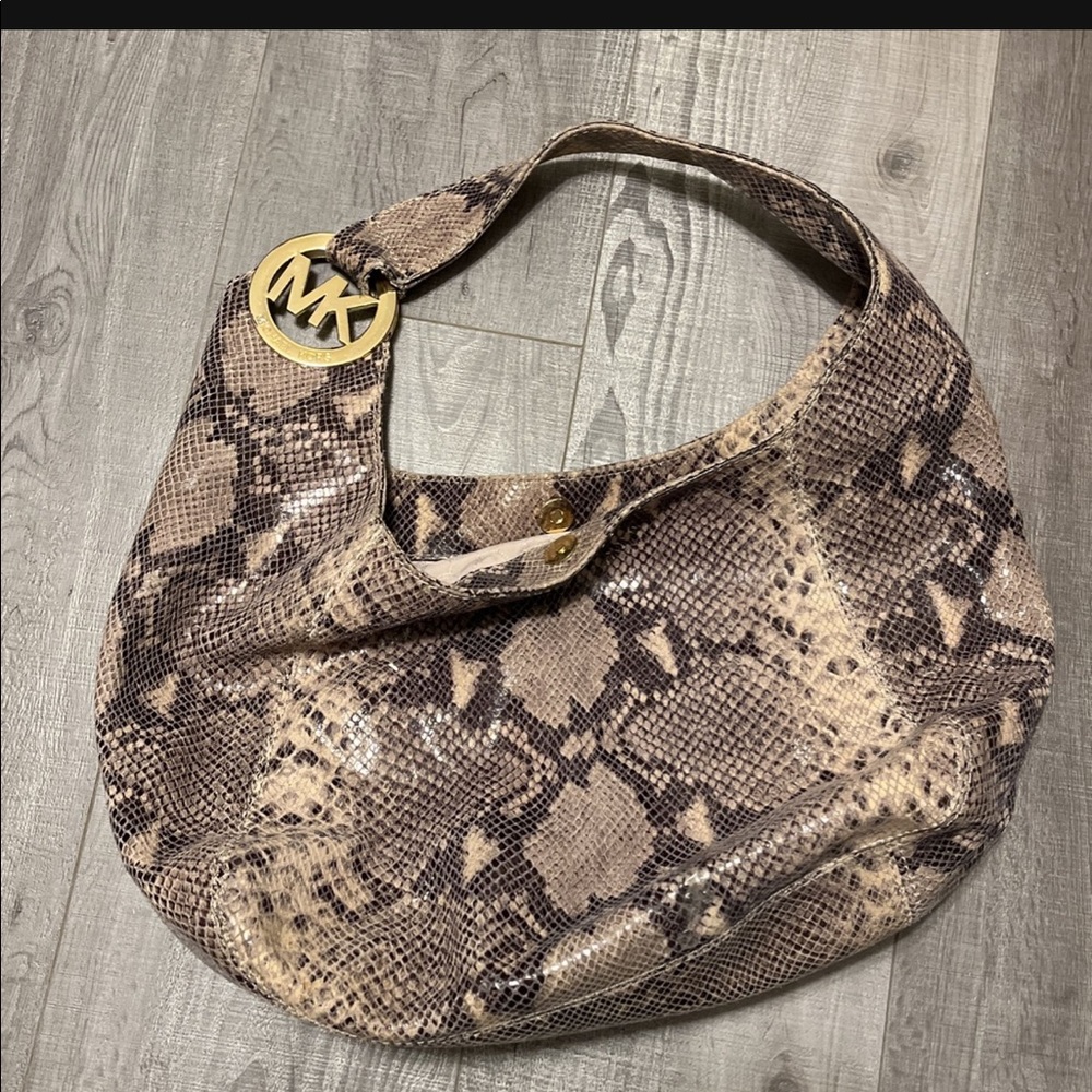 Snakeskin Michael Kors purse